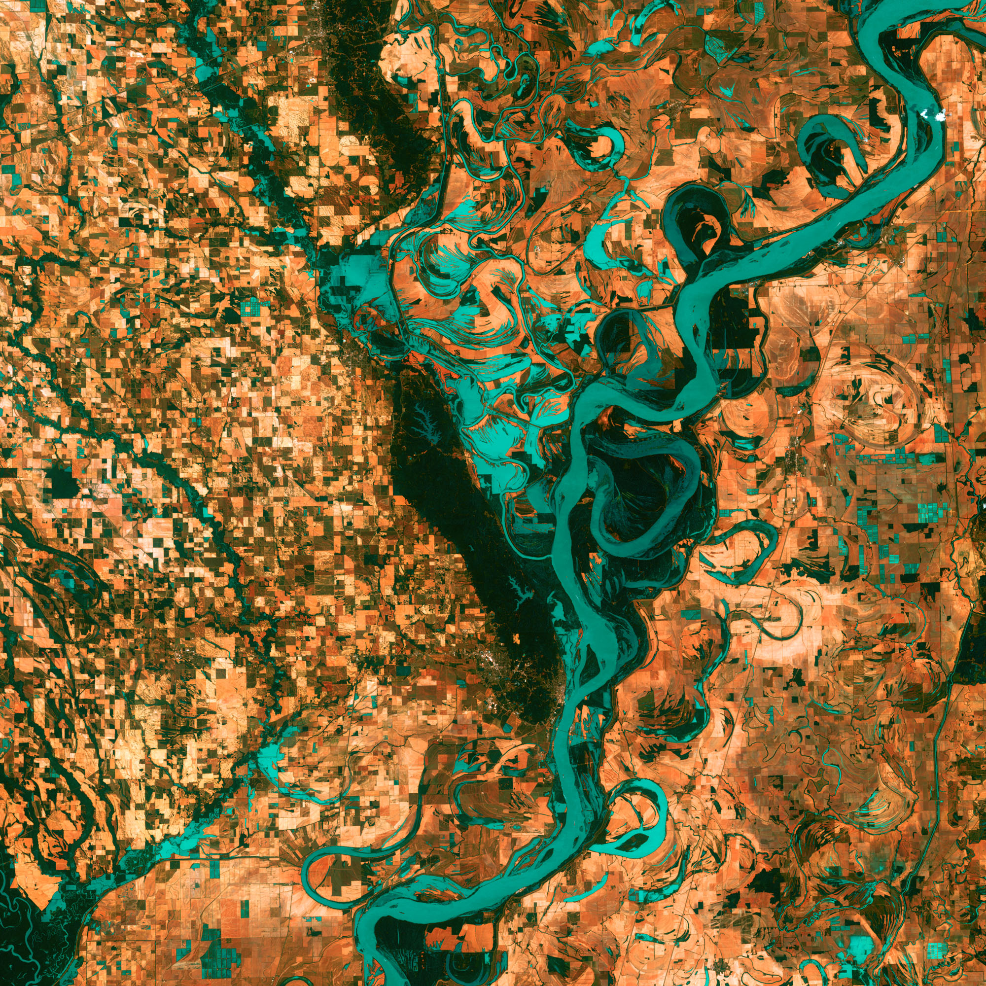 Земля як мистецтво -  фотографії зі супутника Landsat