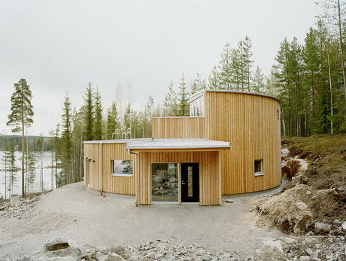 Вілла Nyberg: круглий пасивний будинок у Швеції (4)