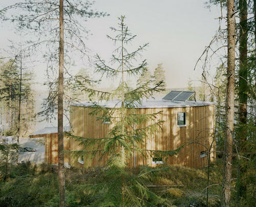 Вілла Nyberg: круглий пасивний будинок у Швеції (6)