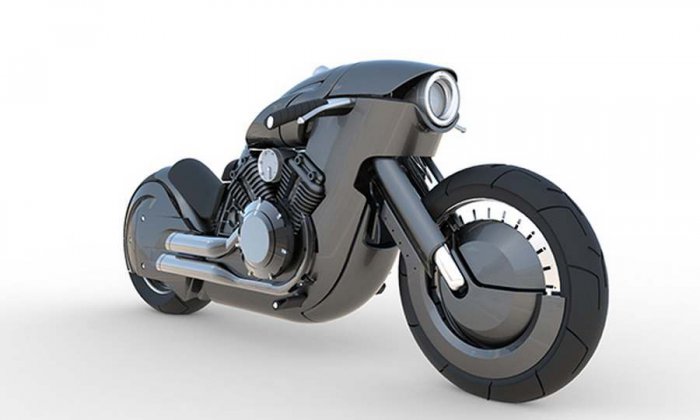 Ретро-футуристика: концепт Harley-Davidson