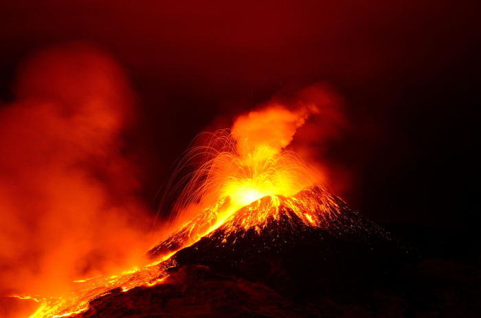 Извержение Этны. Автор фото: Джанлука Радано.