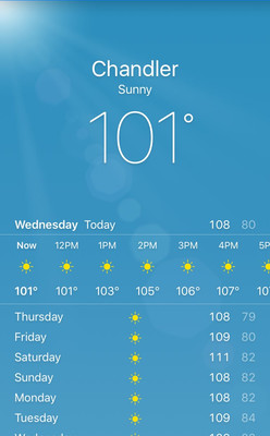 Аризона плавится от аномальной жары
