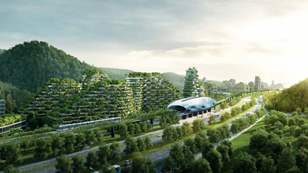 В Китае построят уникальный лесной город