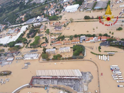 Последствия наводнения в Италии