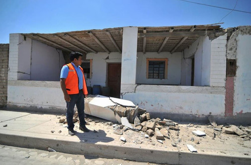 Последствия мощного землетрясения в Перу