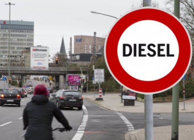 Города в Германии получили право запрещать дизельные автомобили