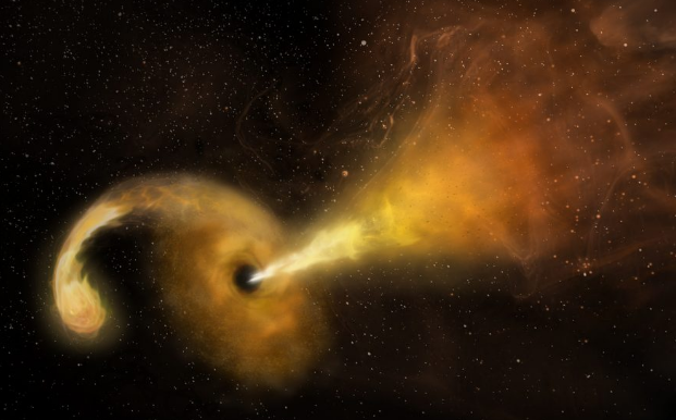 Астрономы впервые увидели момент разрыва звезды черной дырой