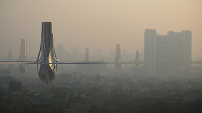 Башни, очищающие воздух, спасут Дели от смога