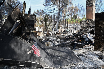 Последствия катастрофических пожаров в Калифорнии