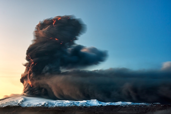 Вулканическая Исландия. Автор фото: Гуннар Гестур.