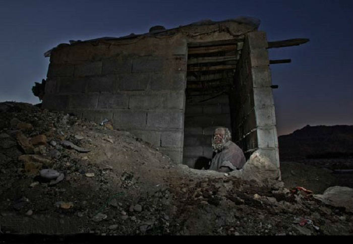 Хаджи живет в полном одиночестве в деревне Деджга в южной иранской провинции Фарс.