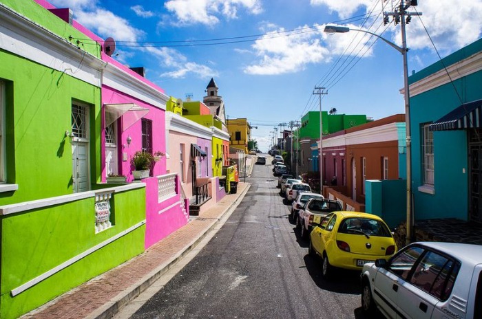 Цветные жизнерадостные улицы Кейптауна.