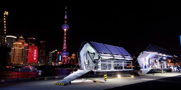 В Тайвани придумали передвижной завод по переработке мусора на солнечных панелях