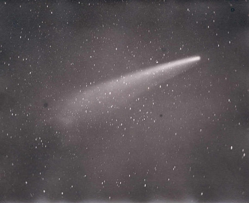 Комета во время затмения 1882 года