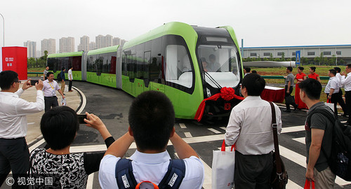 Китай представил уникальные поезда беспилотники