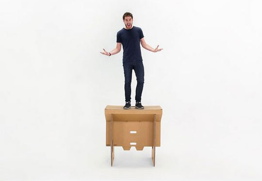 20 удивительных предметов мебели из картона