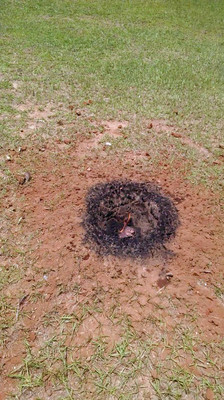В Америке во двор дома упал метеорит