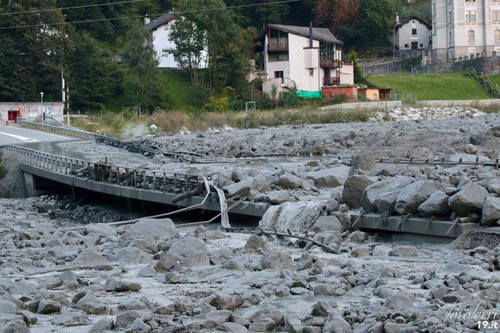 В Швейцарии на деревню сошел селевой поток
