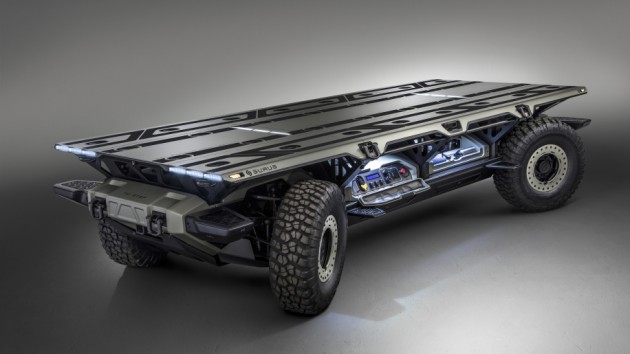 General Motors презентовал беспилотную грузовую платформу на водороде