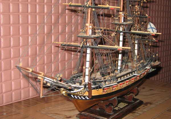 модели парусных кораблей