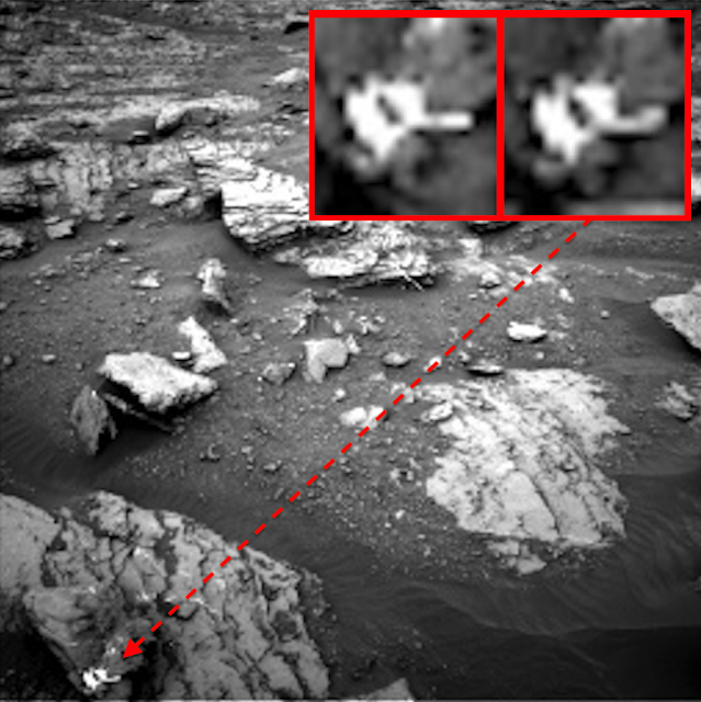 Уфологи: На Марсе Curiosity заснял движение скалы