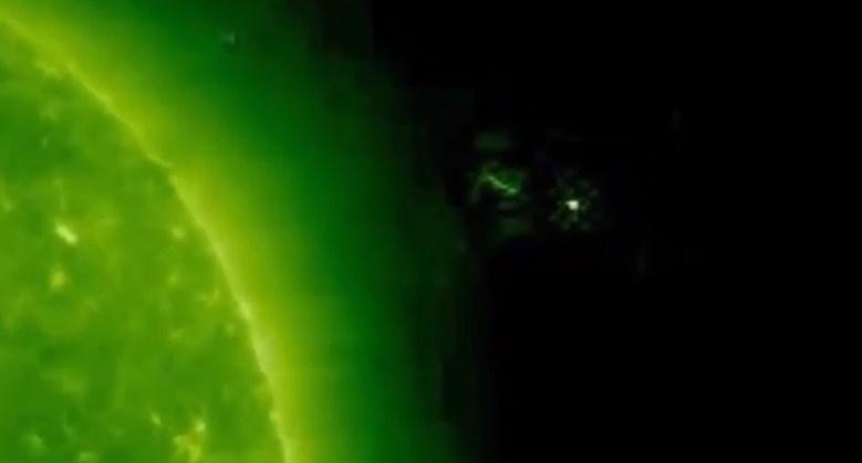 На YouTube появилась подборка уфолога о появлении НЛО возле Солнца