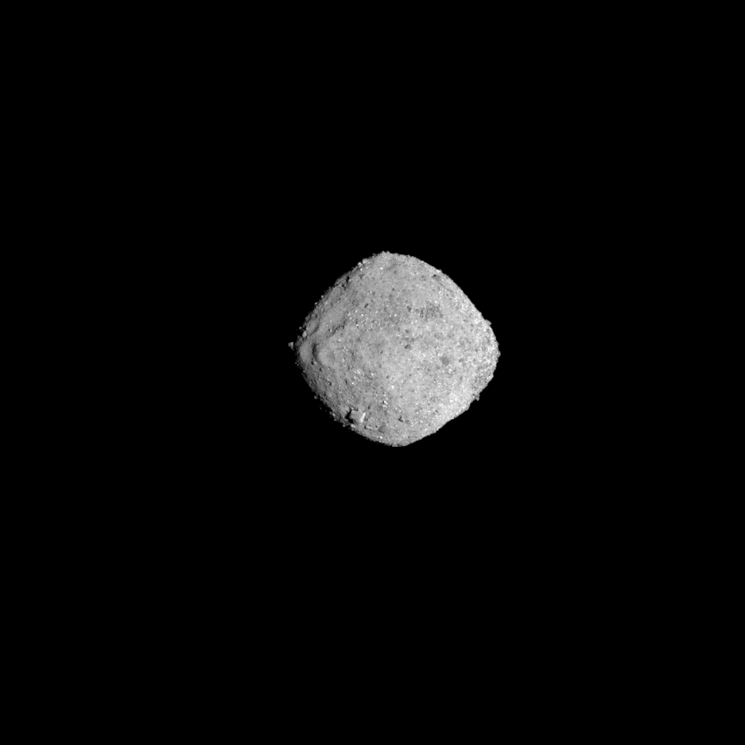 Станция ОSIRIS-REx запечатлела на фото кратеры и валуны на поверхности астероида Бенну