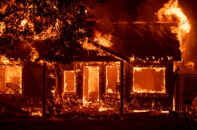 Природный пожар в Калифорнии признали крупнейшим в истории штата