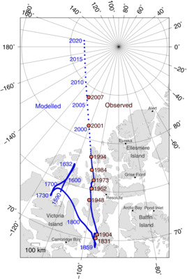 Северный магнитный полюс Земли смещается с аномальной скоростью