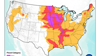 США захлестнет волна еще более мощных наводнений, заявили ученые