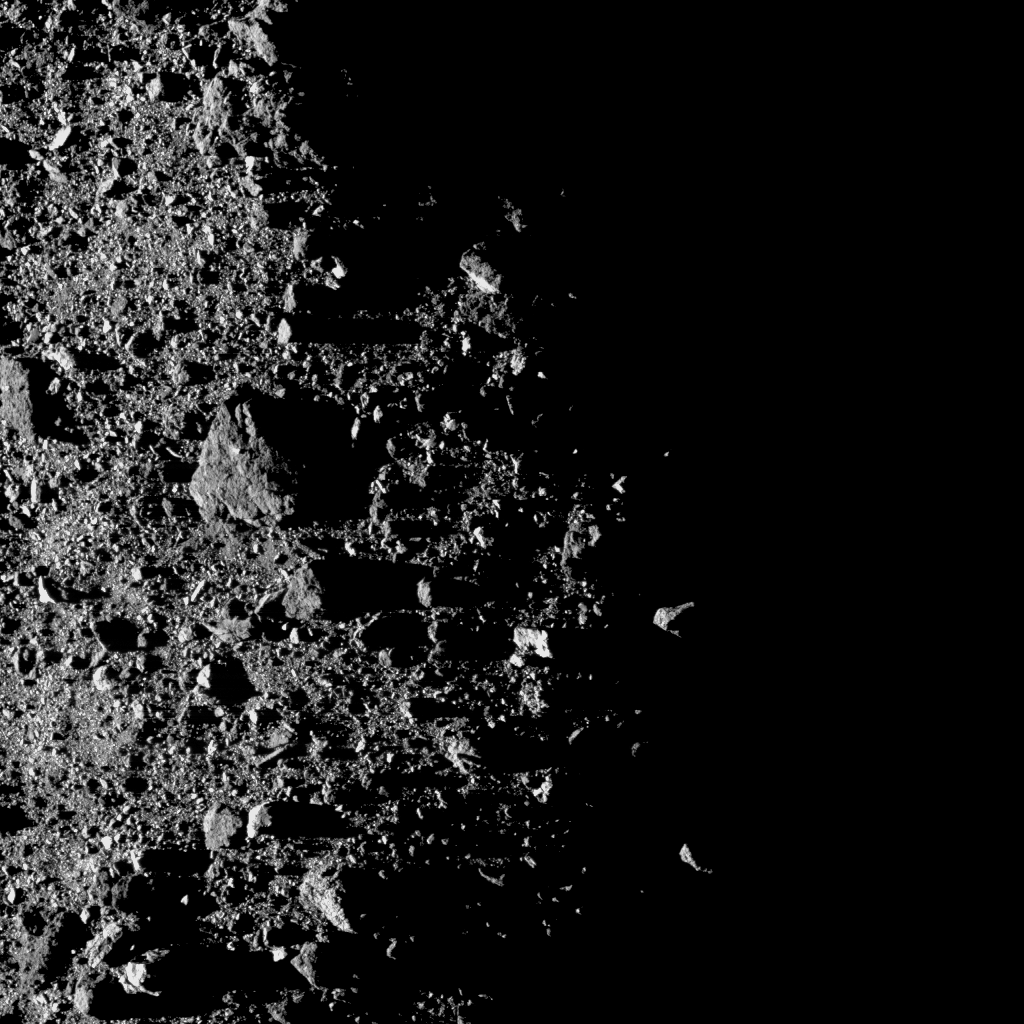 OSIRIS-REx сфотографировал северный полюс астероида Бенну