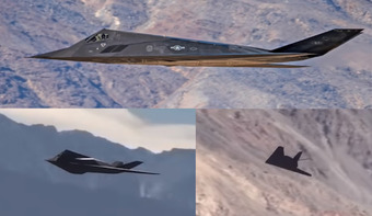 В США зафиксировали полет F-117 Nighthawk