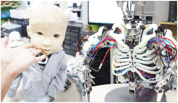 Японские ученые заставили робота «почувствовать» боль 
