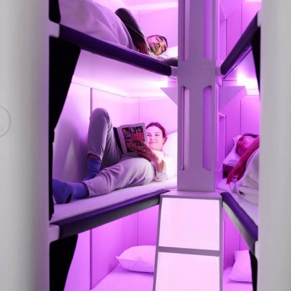 Air New Zealand разрабатывает спальный отсек для эконом-пассажиров
