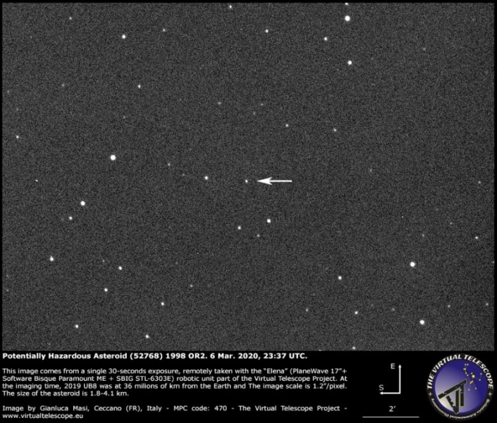 Крупнейший астероид размером со скалу пройдет рядом с Землей 29 апреля