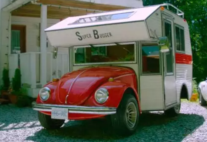 В интернете показали необычный кемпер на основе Volkswagen Beetle