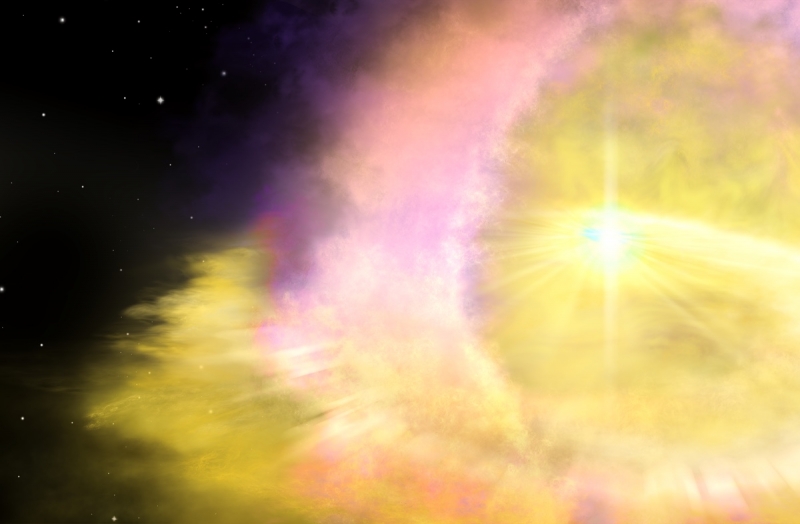 Астрономы наблюдали рекордную сверхновую звезду 