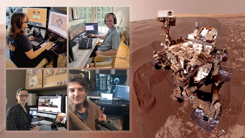 Посмотрите, как команда НАСА управляет марсоходом Curiosity даже не выходя из дома