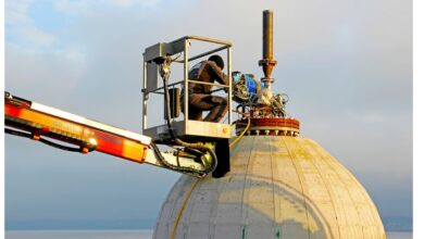 Очікується, що кожна з цих бетонних сфер StEnSea прослужить 50-60 років, перш ніж їй знадобиться заміна Fraunhofer IEE