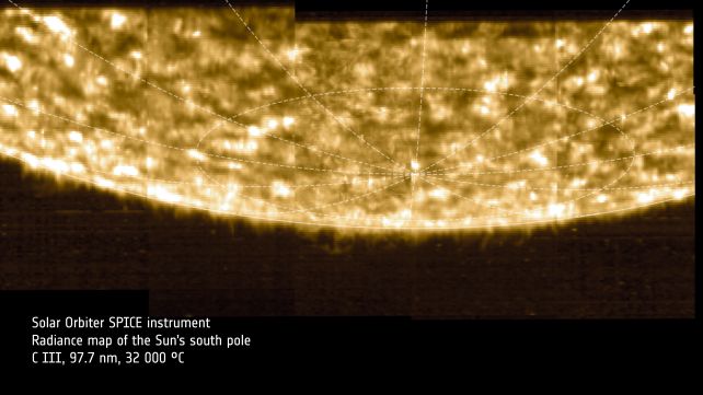 Solar Orbiter вперше показав південний полюс Сонця
