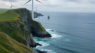 Моделювання показує вплив морських вітрових ферм на дощі Європи