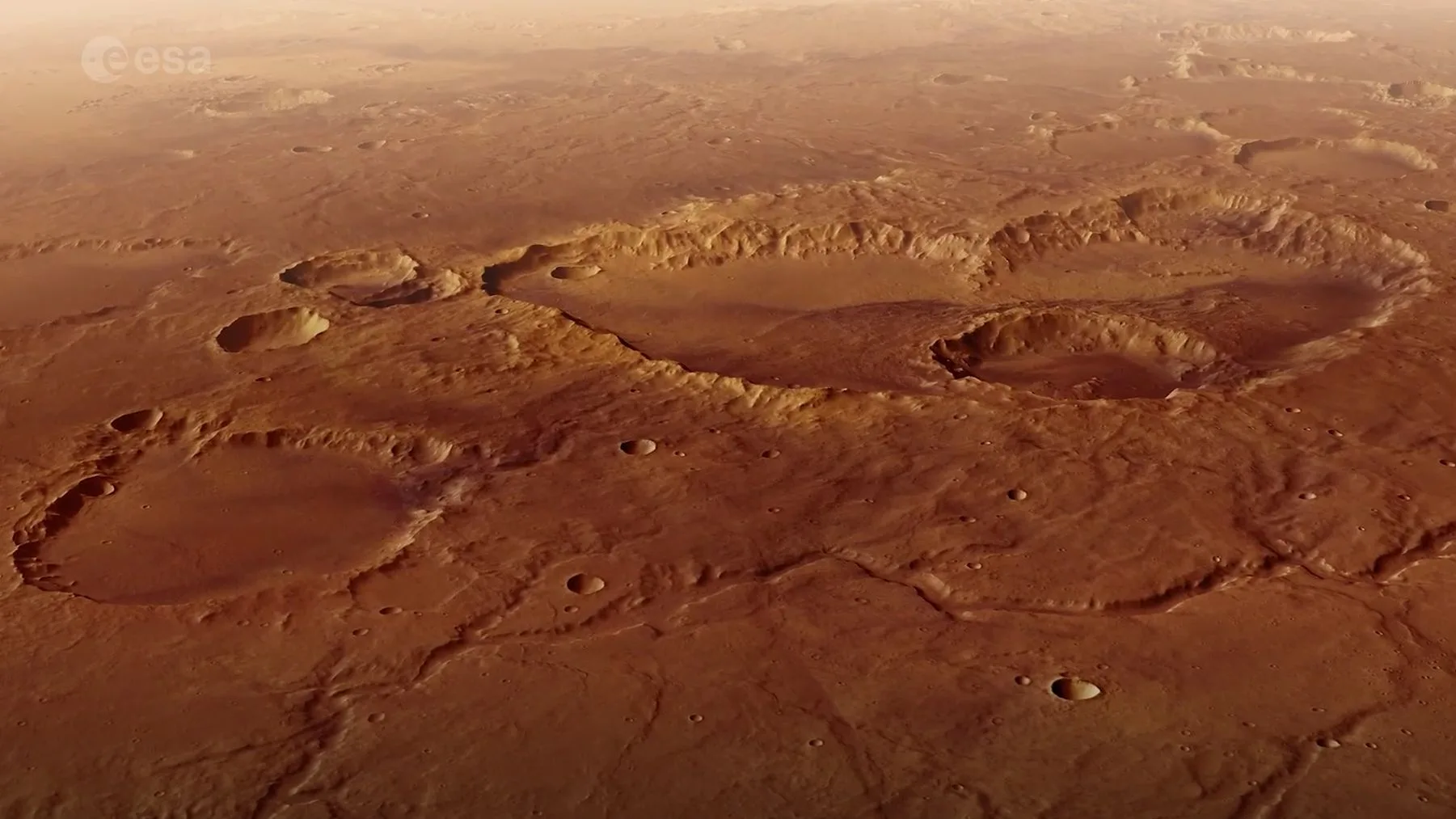 Орбіта Mars Express показала детальне відео кратера Скіапареллі