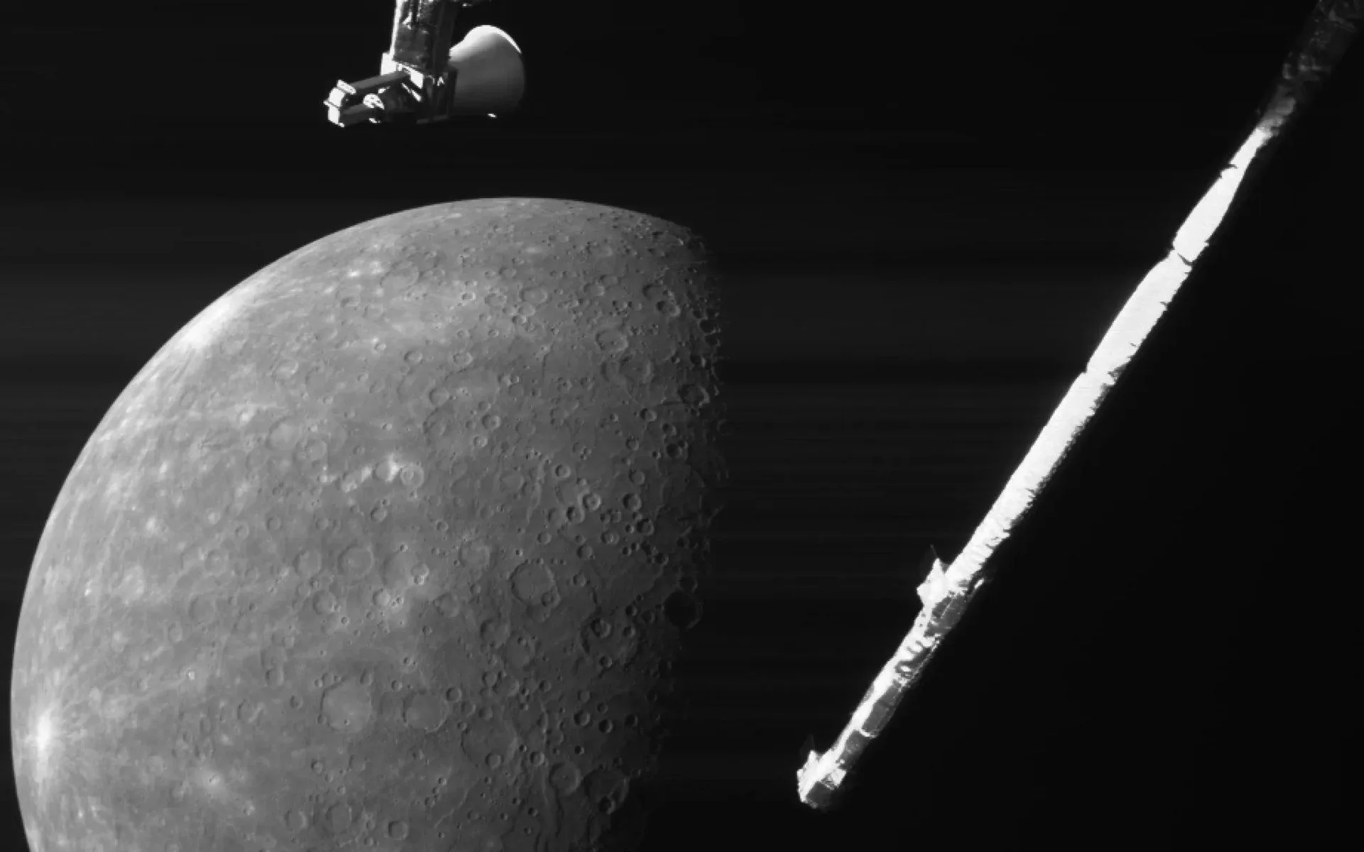 BepiColombo зафіксував, як сонячний шторм бомбардує Меркурій