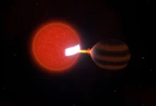 Червоний карлик повільно «поїдає» сусідній коричневий карлик