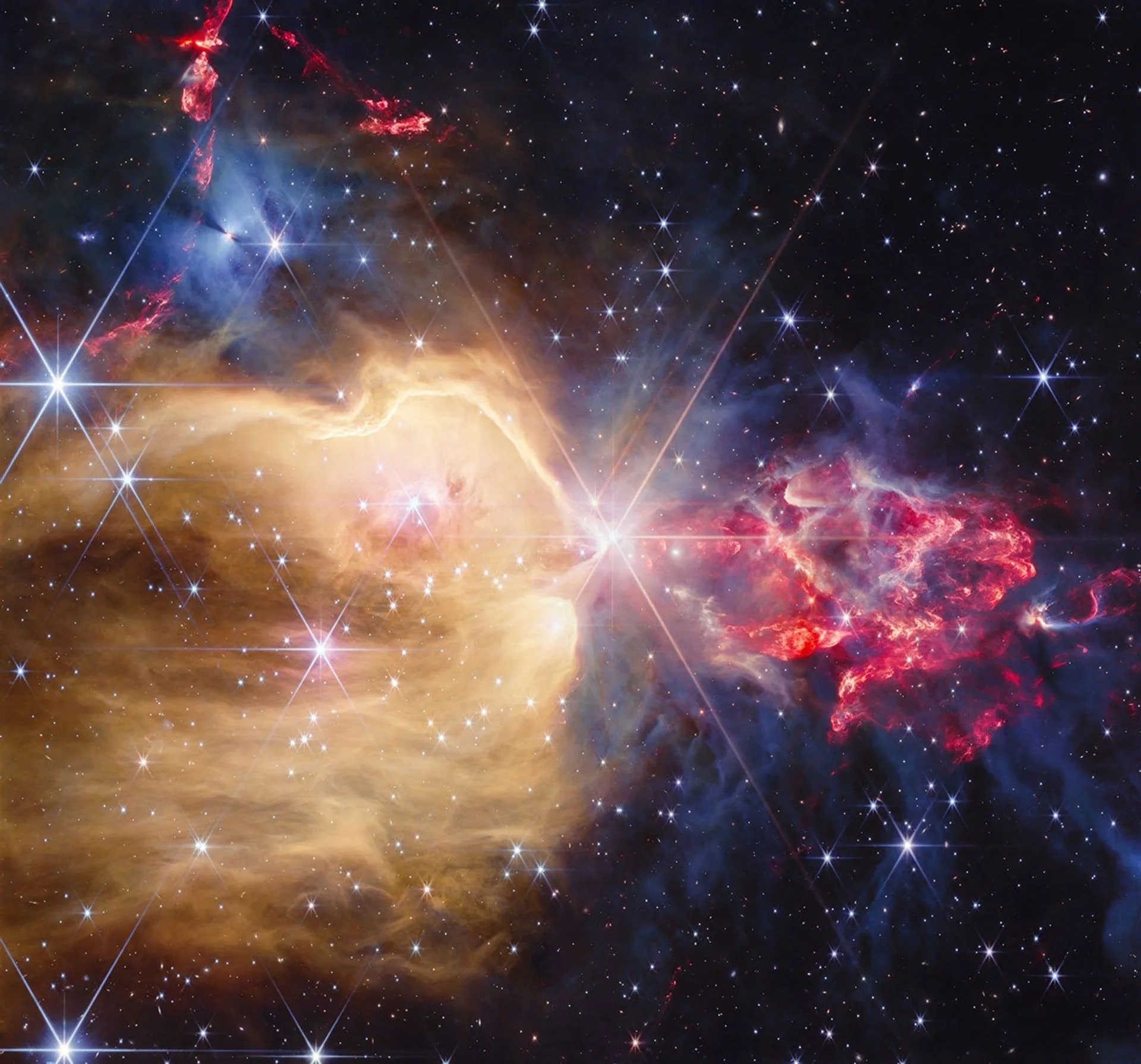 Телескоп Джеймса Вебба розкрив сотні молодих зірок у туманності NGC 7129